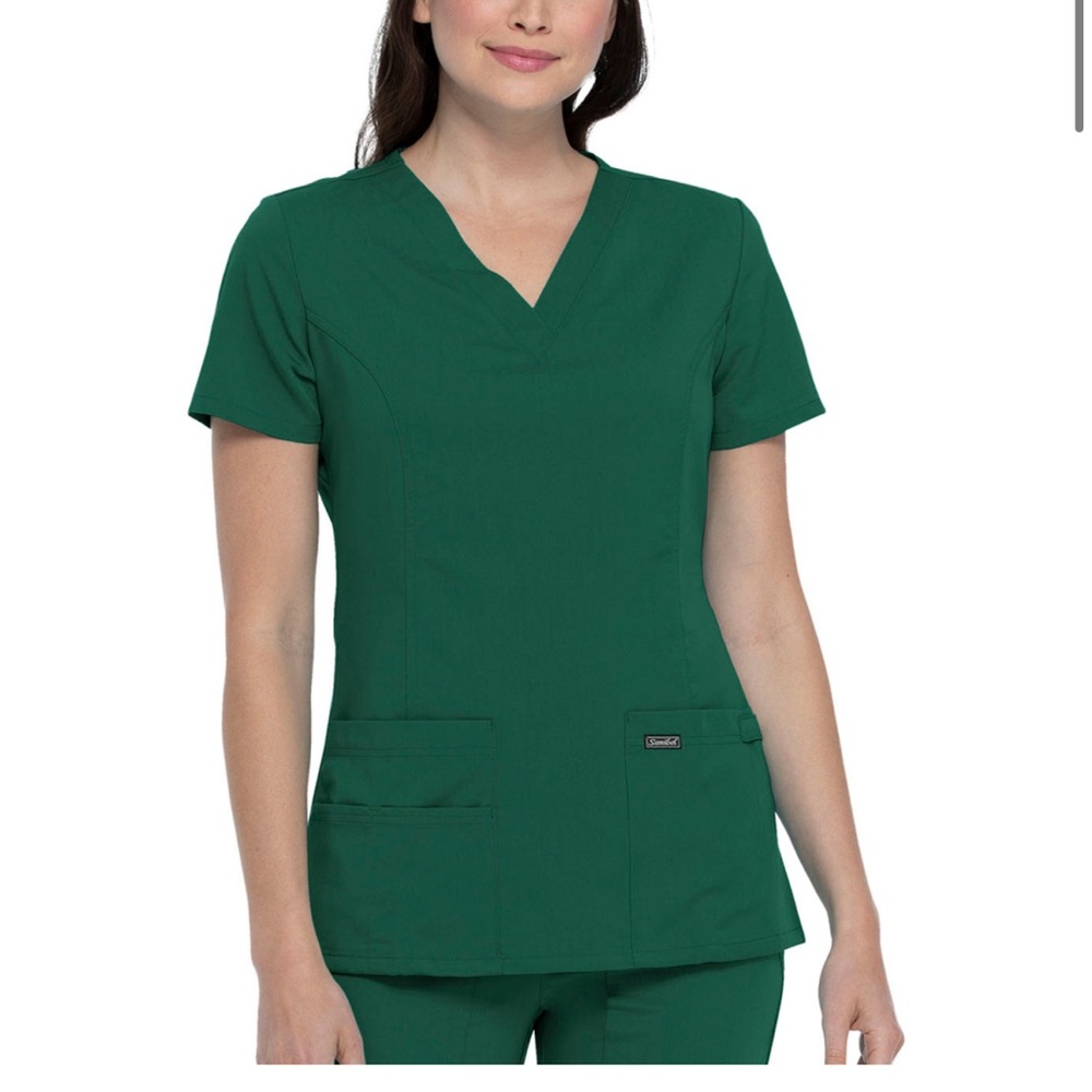 XXS Dark green sanibel scrub set
